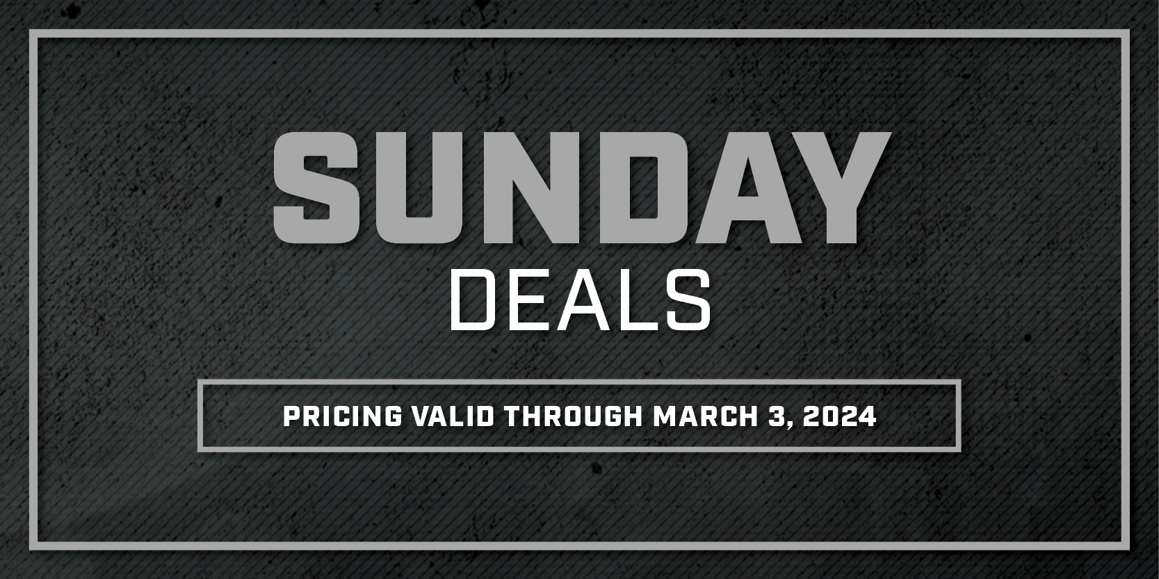 Sunday Deals February 11th 2024 Vance Outdoors